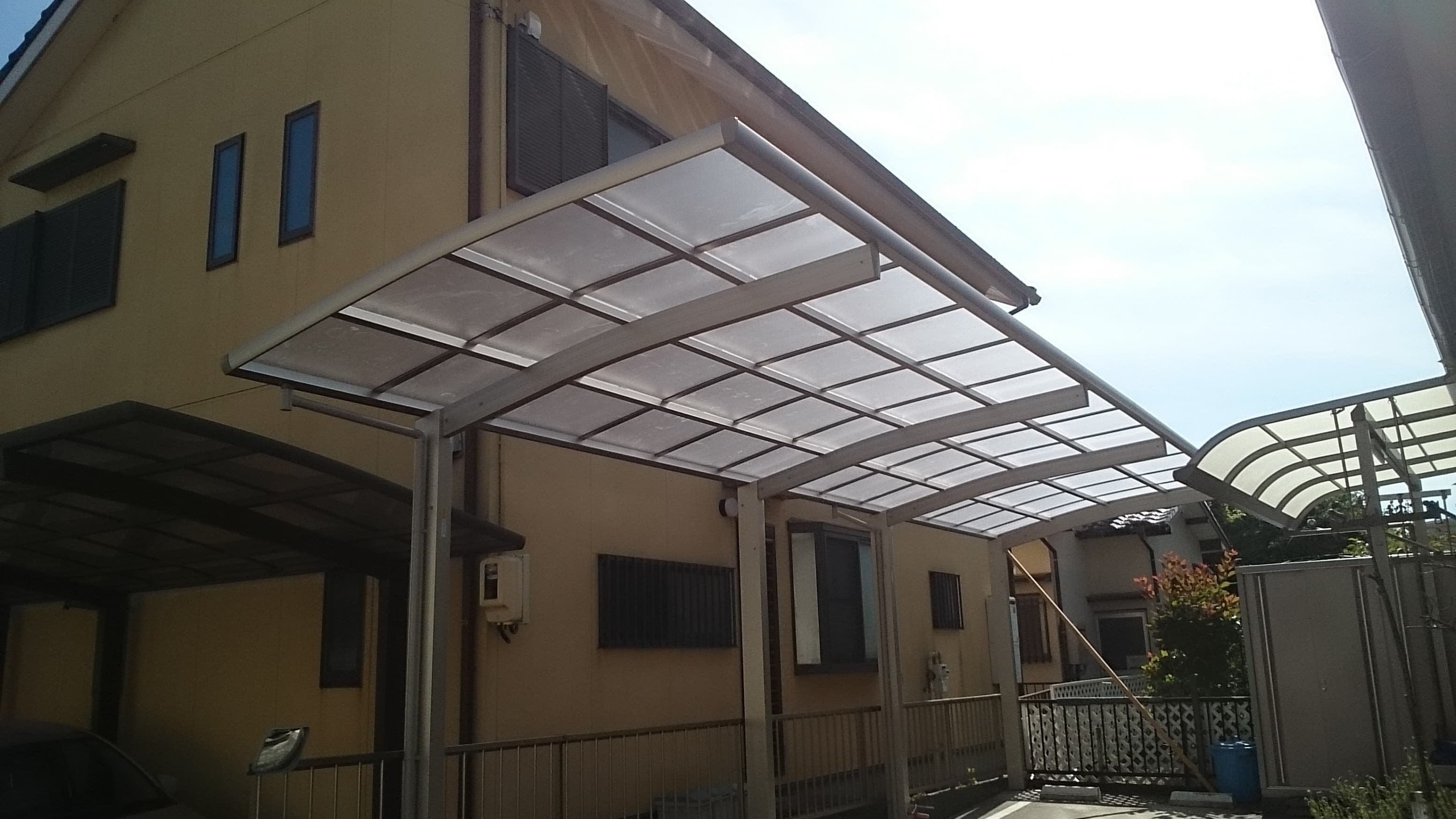 1台用カーポート新設工事 | 名古屋市名東区のエクステリア工事ならイズ美