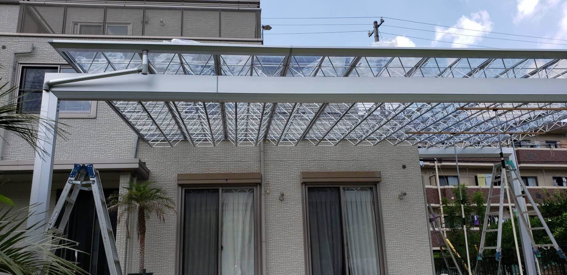 カーポート新設工事 | 名古屋市名東区のエクステリア工事ならイズ美