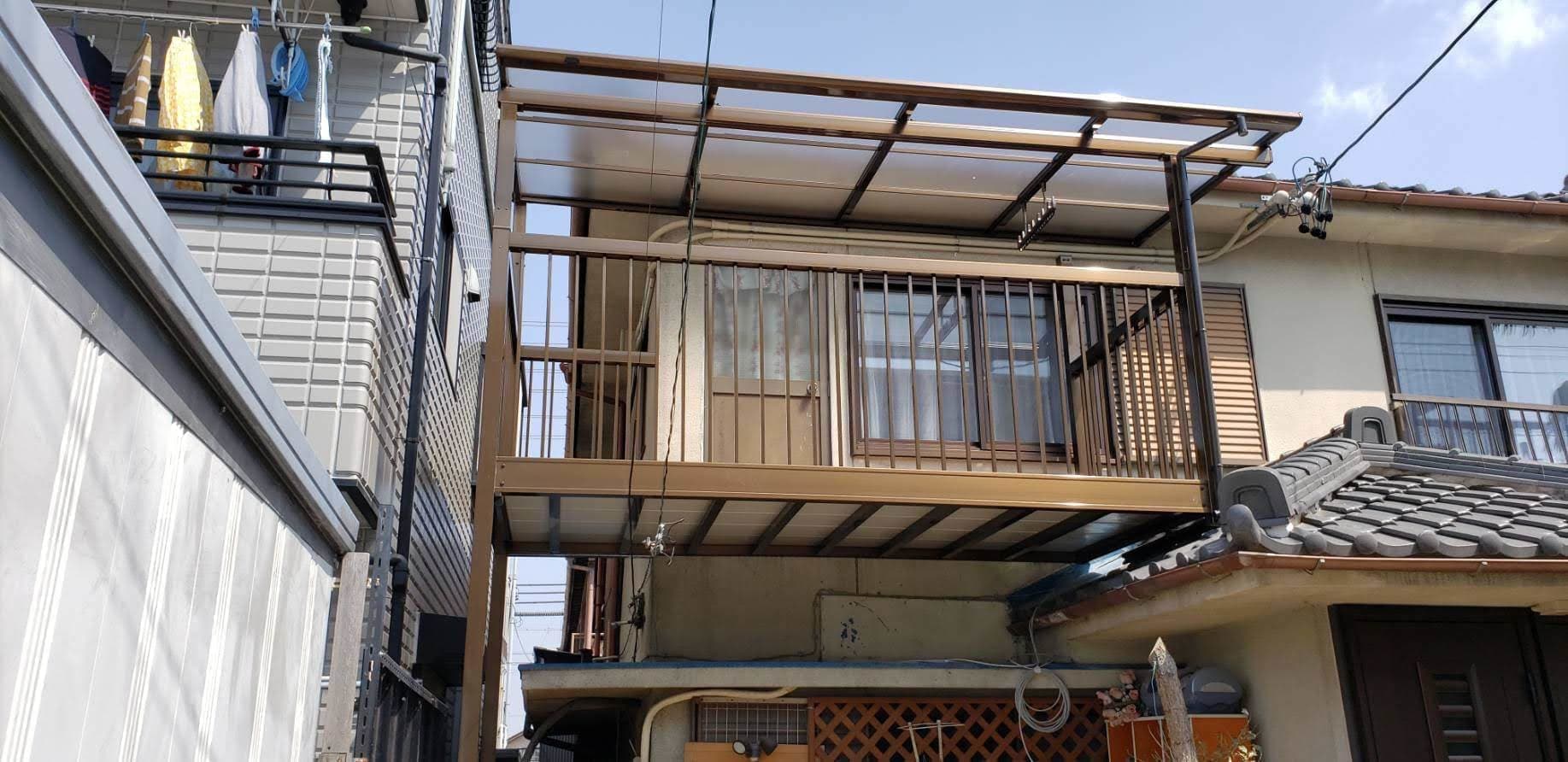 バルコニー取替工事 | 名古屋市名東区のエクステリア工事ならイズ美