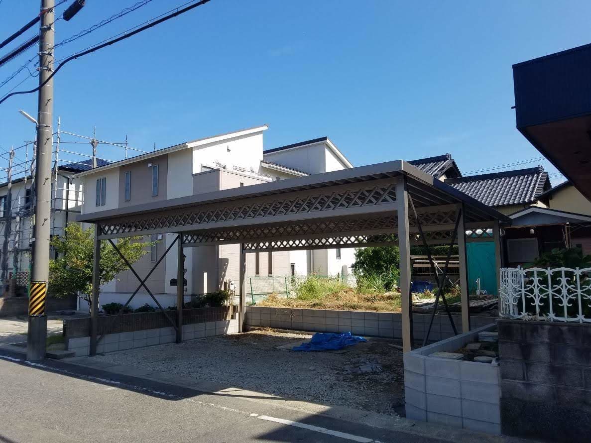 カーポート取替工事 | 名古屋市名東区のエクステリア工事ならイズ美