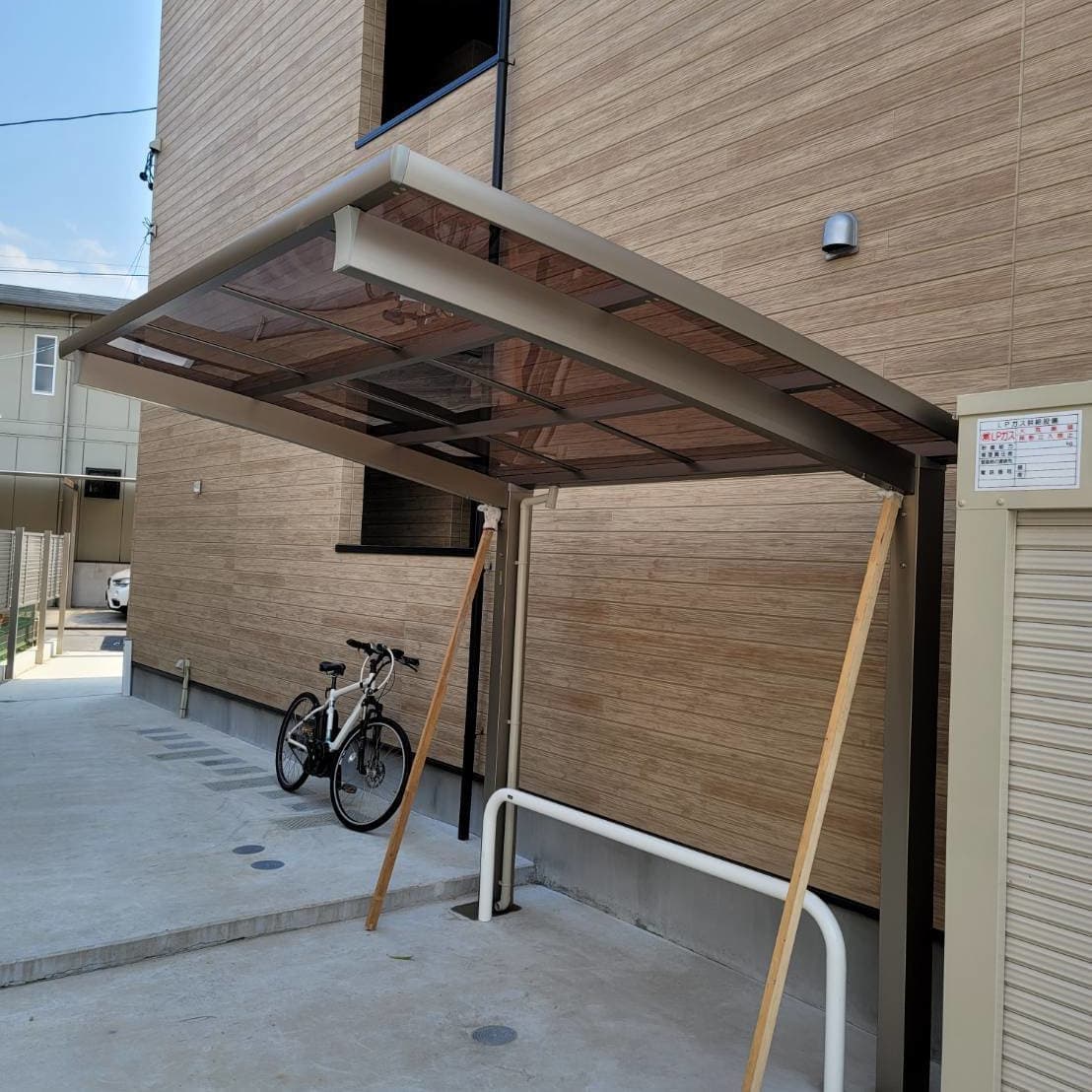 サイクルポート新設・取替え 名古屋市名東区 | 名古屋市名東区でエクステリア工事ならイズ美