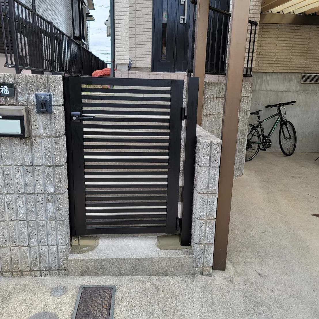 門扉新設・取替え 名古屋市名東区 | 名古屋市名東区でエクステリア工事ならイズ美