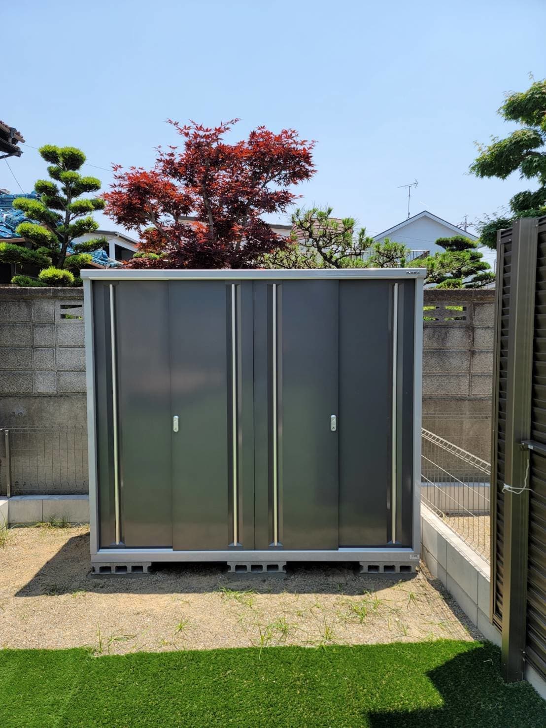 物置設置 | 名古屋市名東区のエクステリア工事ならイズ美