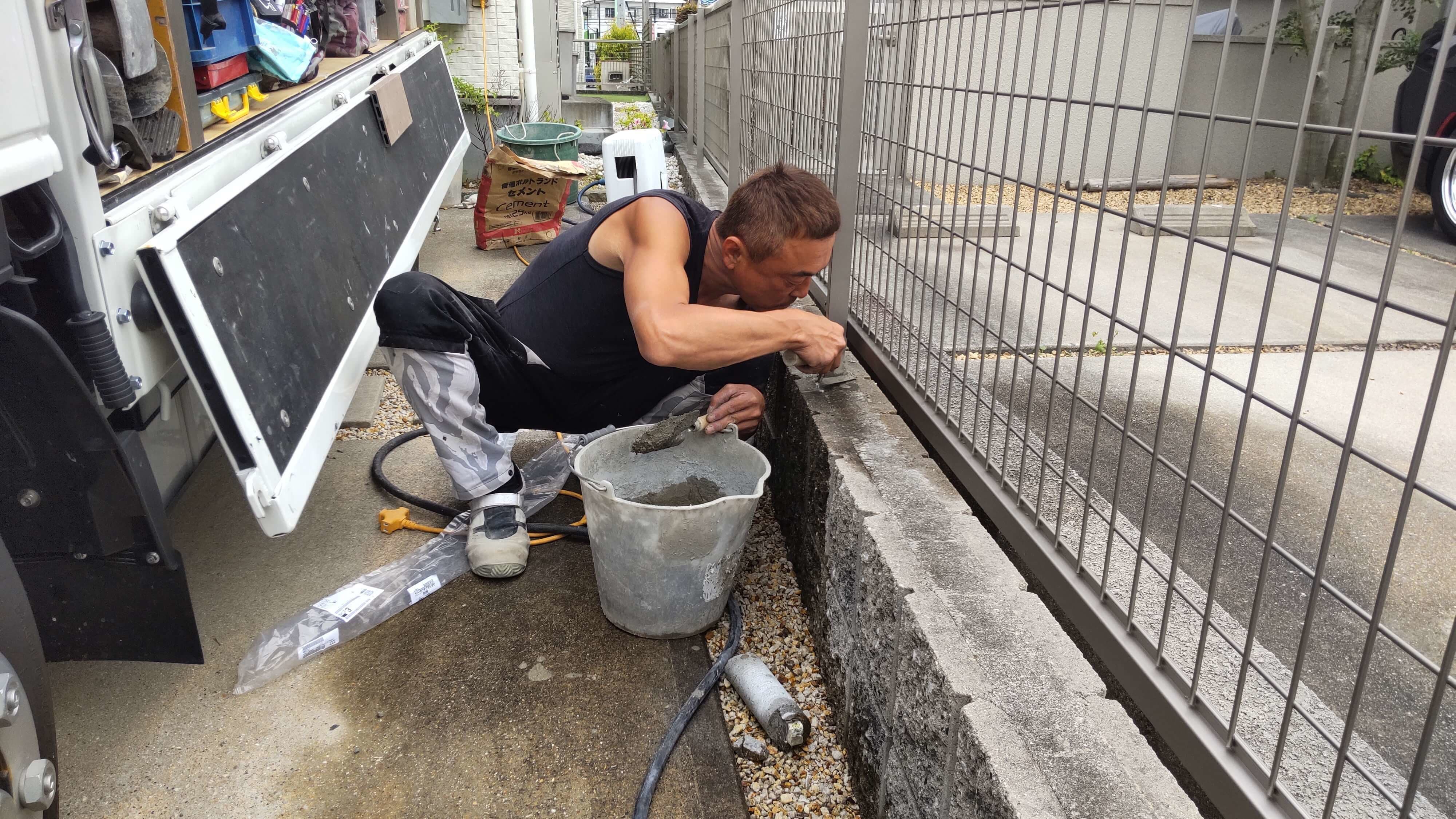 フェンス修理 名古屋市名東区 | 名古屋市名東区でエクステリア工事ならイズ美