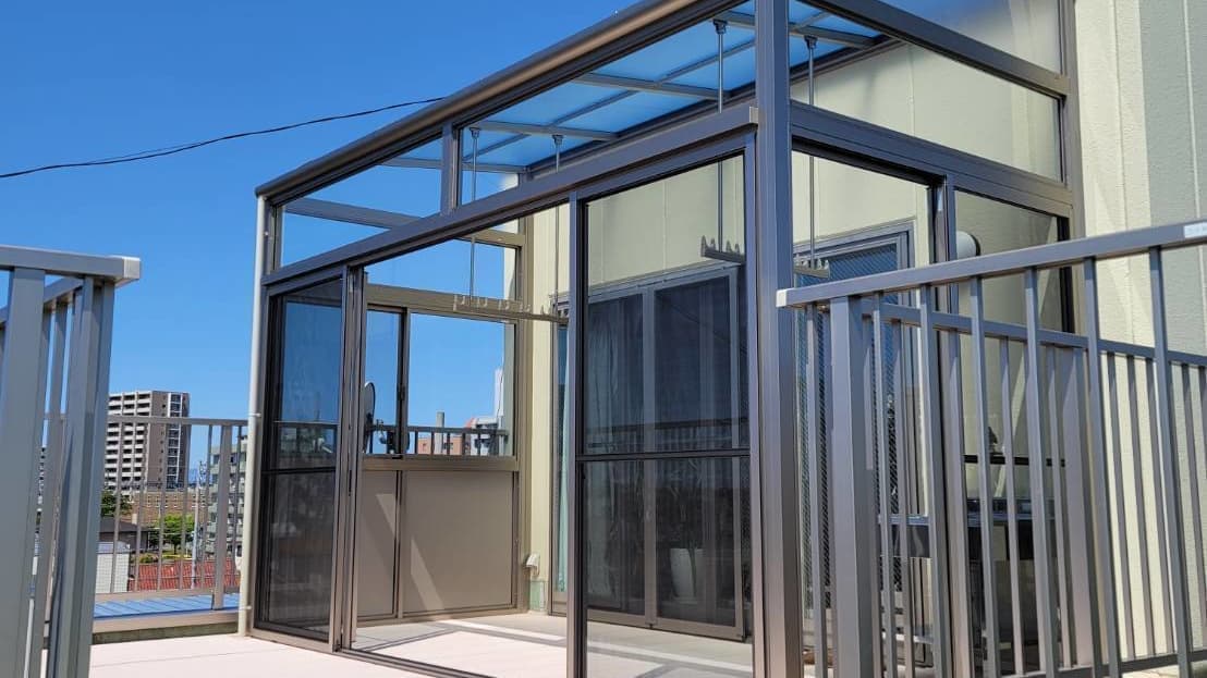 サンルーム新設 名古屋市名東区 | 名古屋市名東区でエクステリア工事ならイズ美