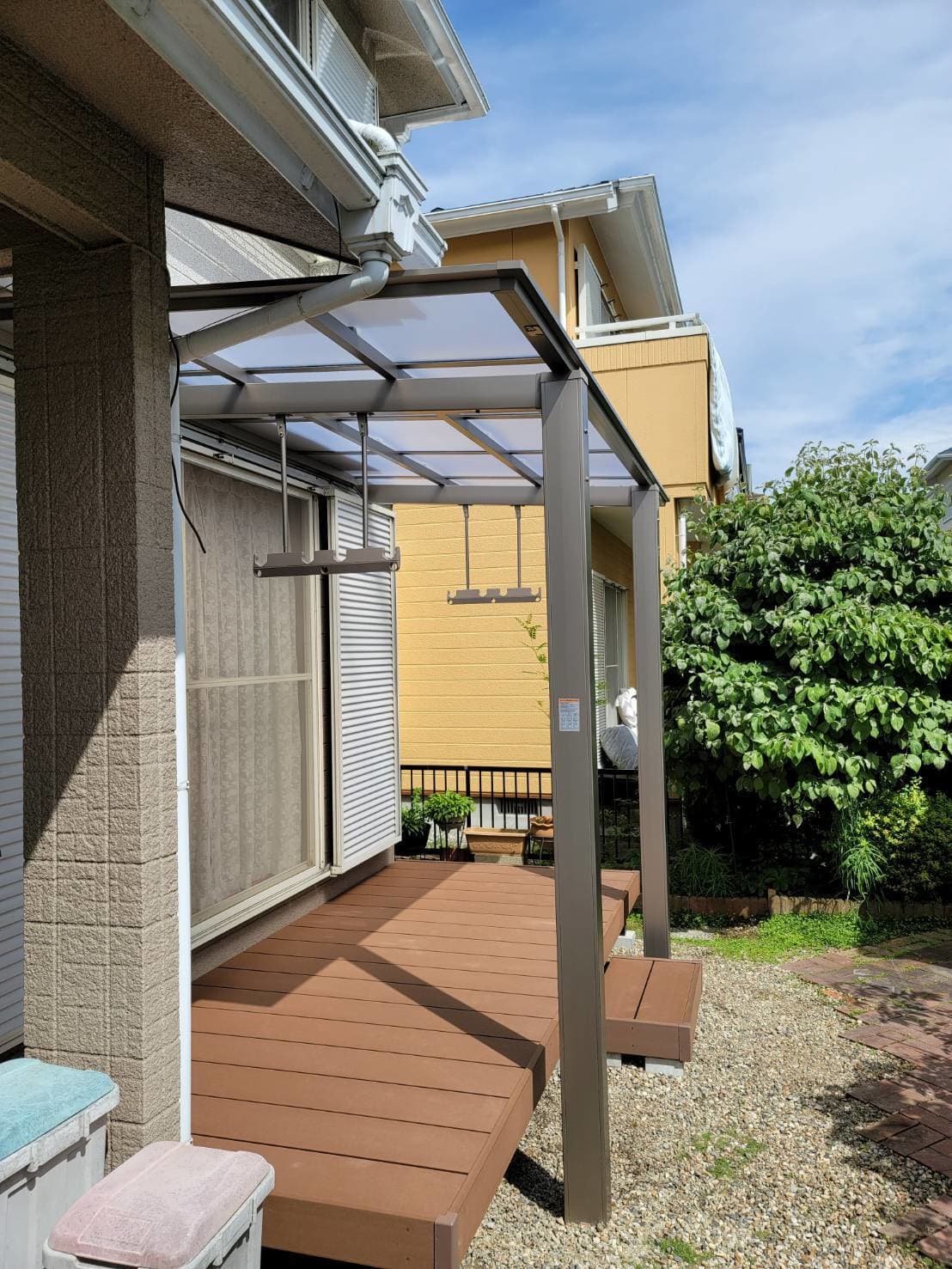 テラス新設工事 | 名古屋市名東区のエクステリア工事ならイズ美