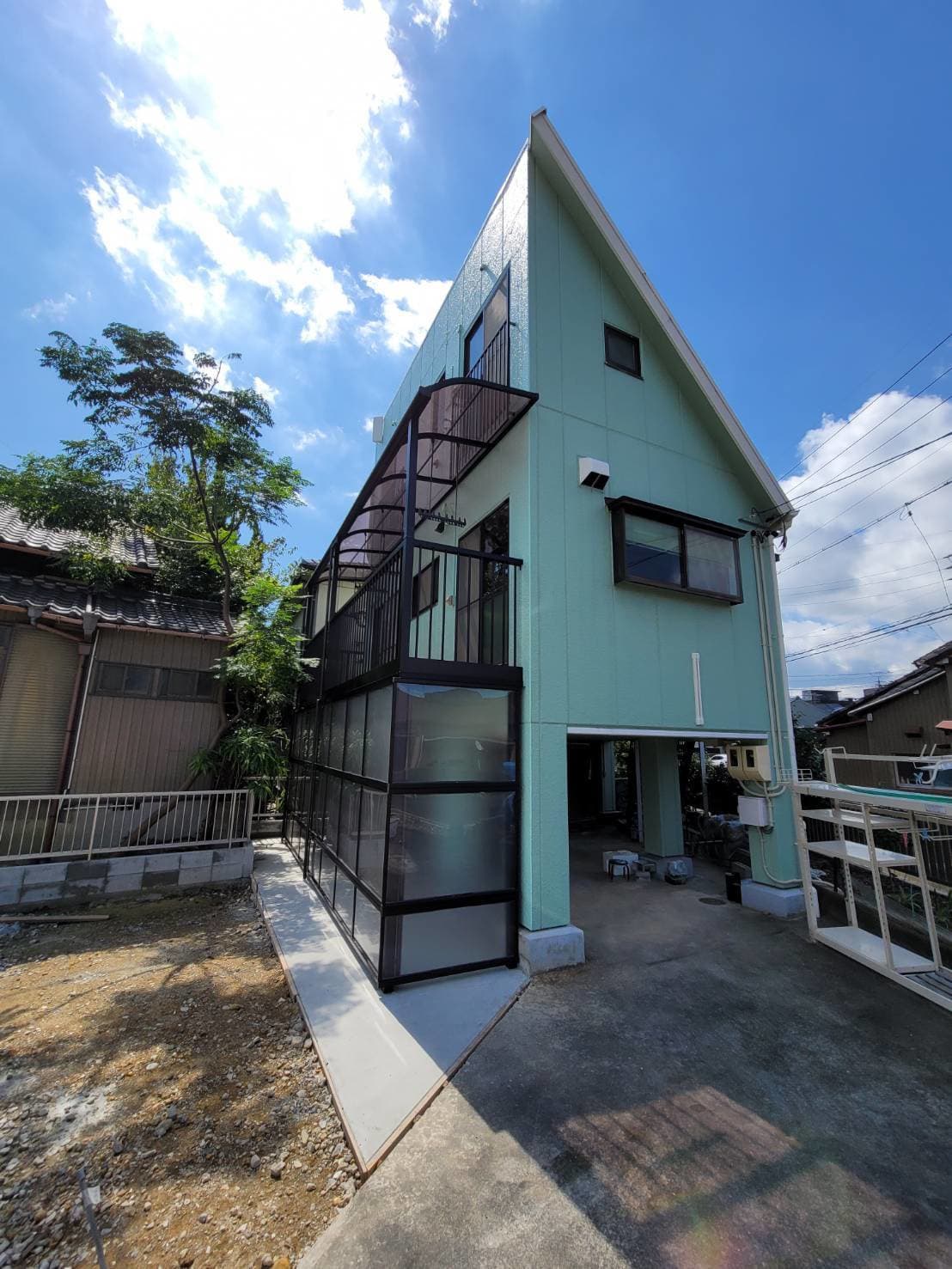 テラス設置 | 名古屋市名東区のエクステリア工事ならイズ美