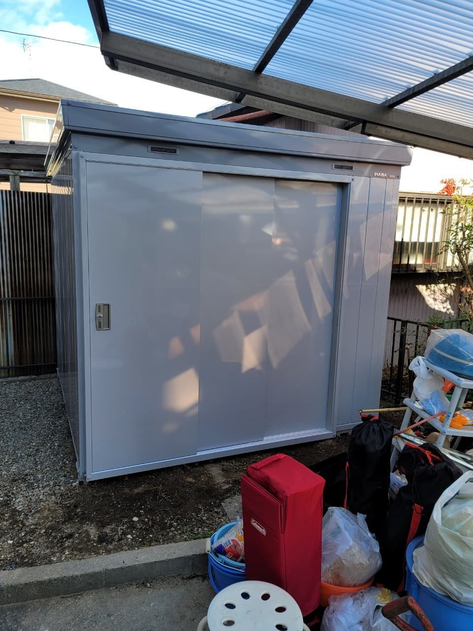 物置設置 | 名古屋市名東区のエクステリア工事ならイズ美