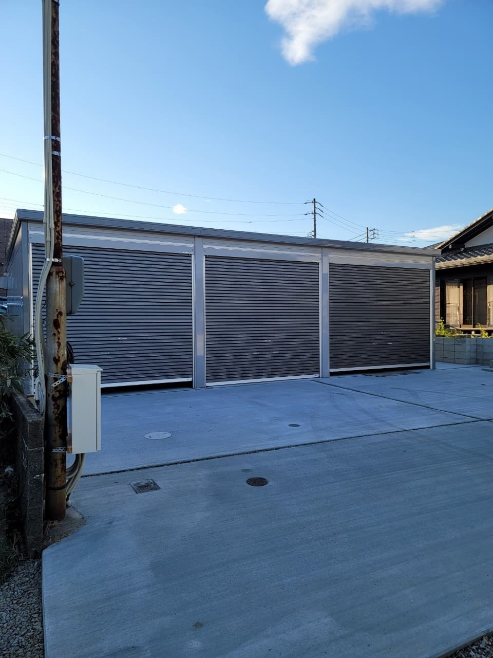 ガレージ設置 | 名古屋市名東区のエクステリア工事ならイズ美