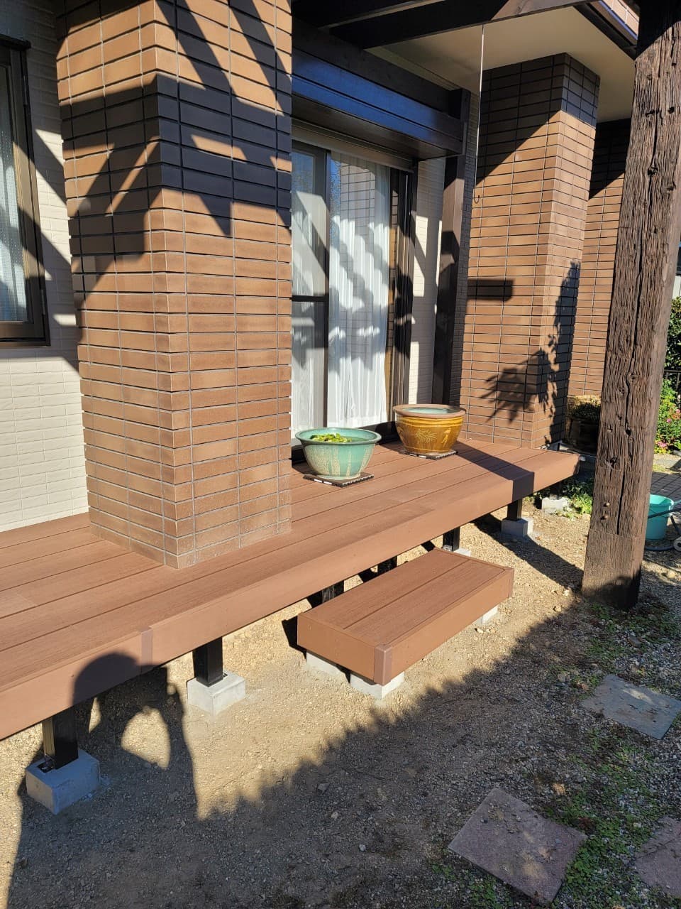 ウッドデッキ設置 | 名古屋市名東区のエクステリア工事ならイズ美