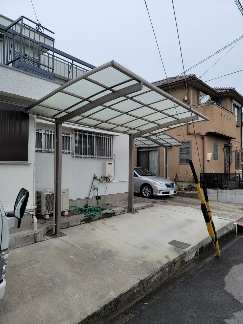 1台用カーポート設置 | 名古屋市名東区のエクステリア工事ならイズ美