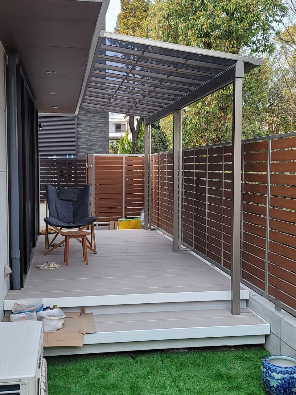 テラス工事 | 名古屋市名東区のエクステリア工事ならイズ美